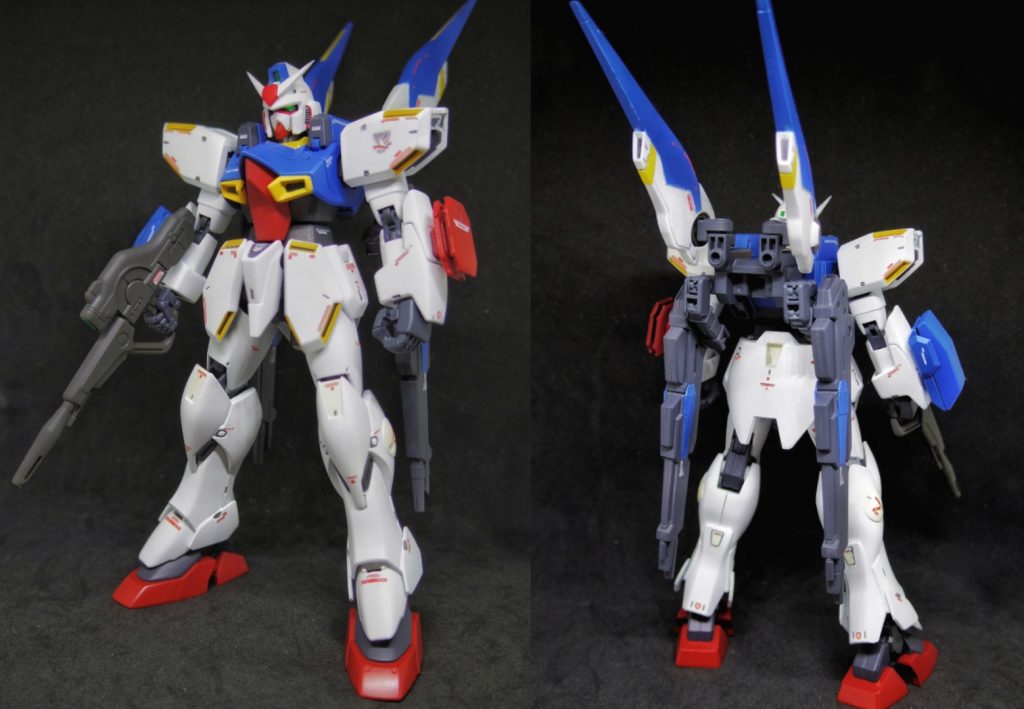 ## ガンイージD(ドライブ)
C-Dパックのミノフスキードライブを上向きに装備した、ガンイージの宇宙用突撃形態。