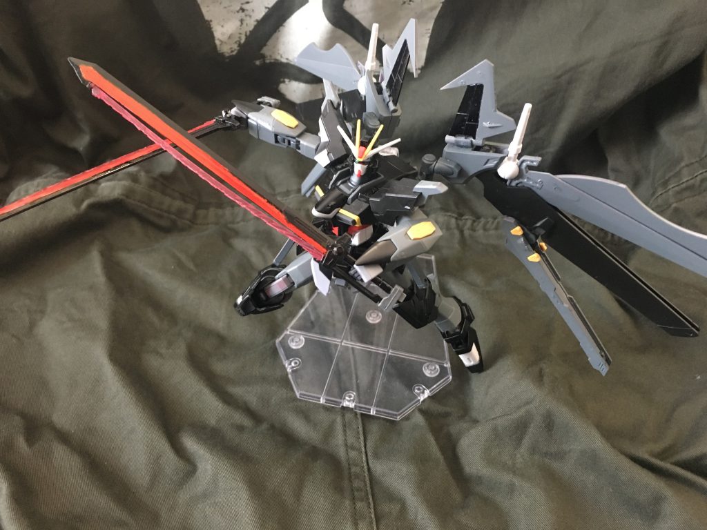 インパルス感を出したかった為にどうしてもつけたかった武装。
黒いエクスカリバーなのでエクスカリバー…モ、モルガーン…