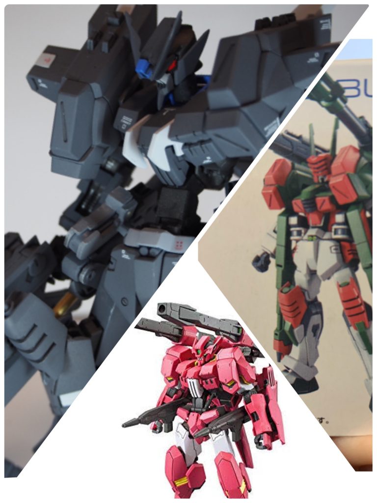 比較画像
右 ヴェルデバスターガンダム
下ガンダムフラウロス