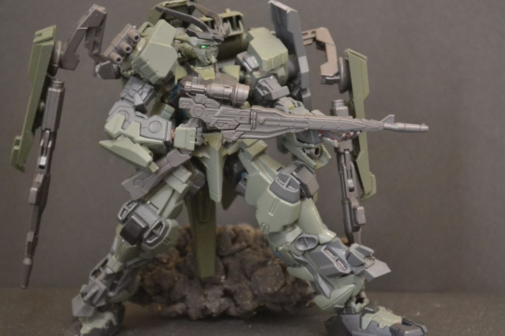 ライフルはGMGMウェポンズのものです。これも雰囲気陸戦のコンプセプトに合わせてチョイス。