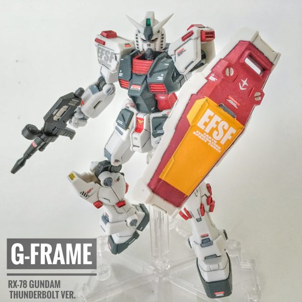 食玩 Gフレーム ガンダム（サンダーボルト仕様化）
