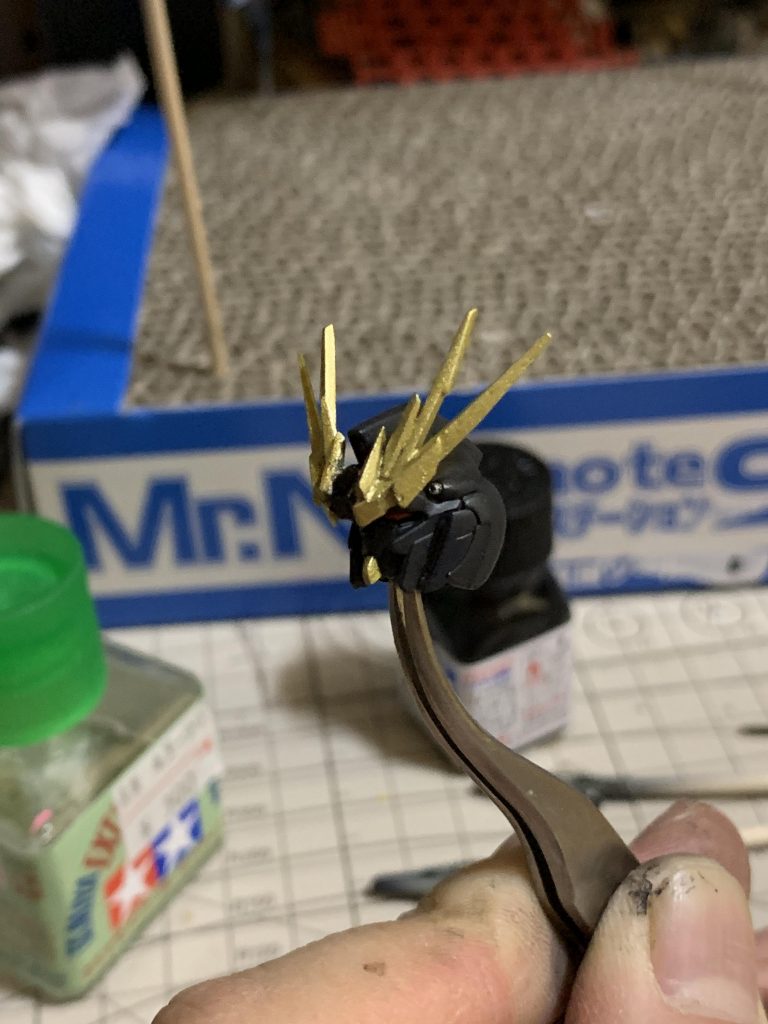 初期位置。ここから少し上にずらしてカメラアイが見えるようにしてます。