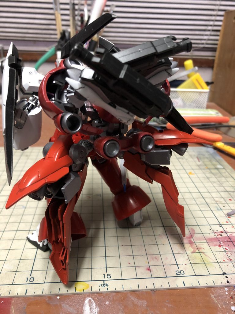 バックショット
ゴチャゴチャしていますが、背中ではなく腰に付いています