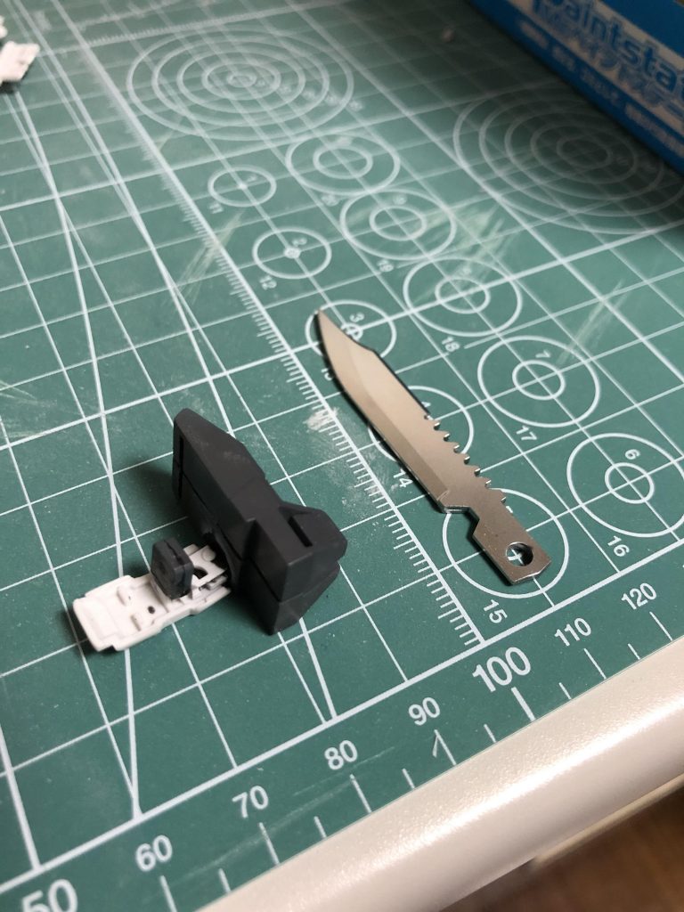 ナイフ部分の改造を行いました