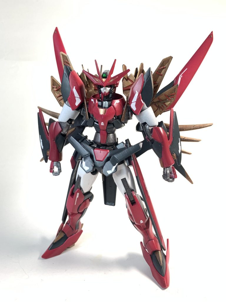 背部の強化ユニットが展開し機体を一時的に強化