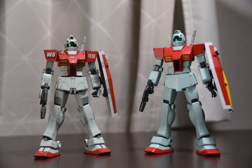 素体との比較 正面