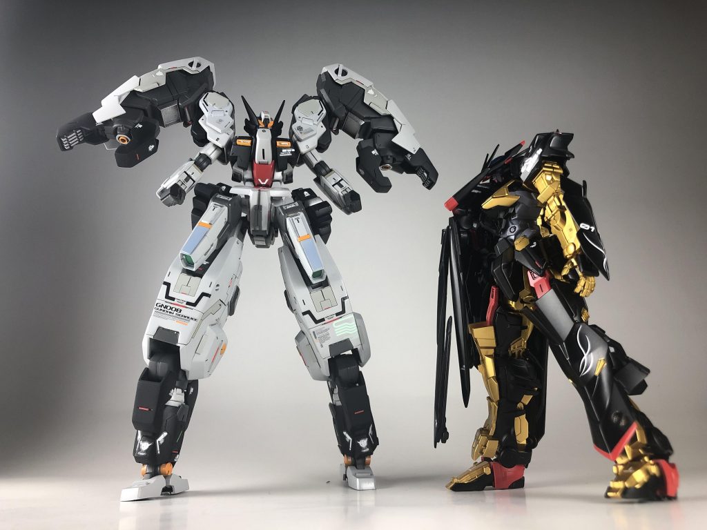 同じ作品のキットなので以前制作したノーネイムとも一緒に撮ってみました(^ω^)