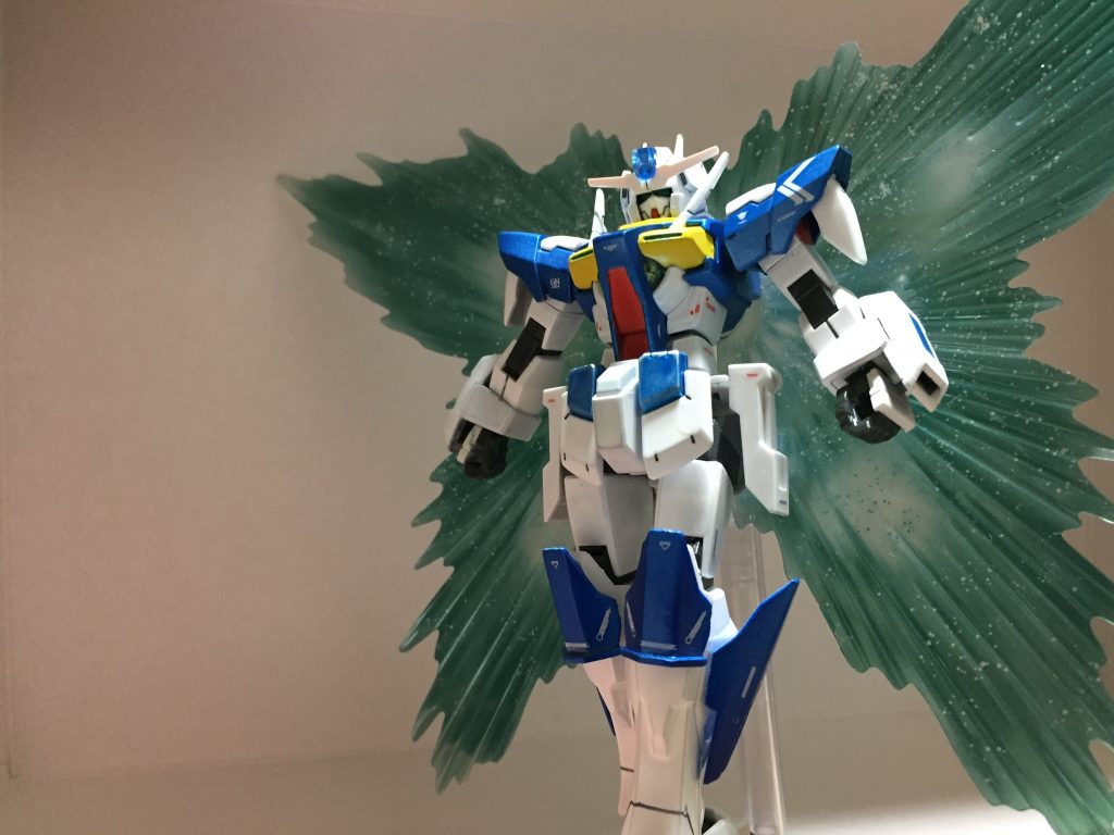 0ガンダムは、フェザーの方をベースにしているのでエフェクトが付けられます!