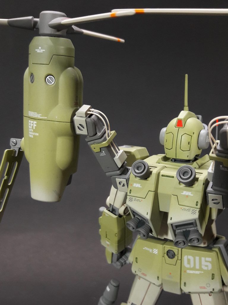 重力圏飛行型ジムスナイパー–3枚目/制作者：@teabank01