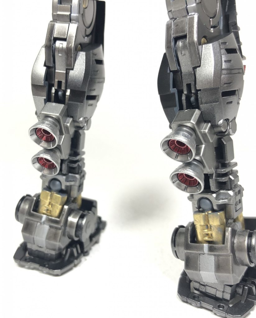 バーニア内部はクリアーレッド