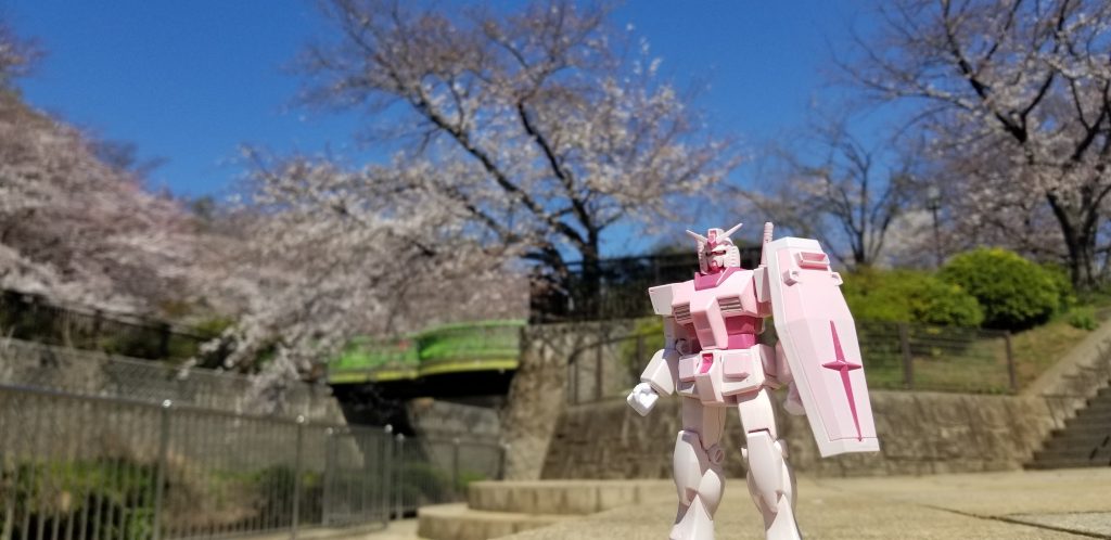 平成最後の花見ガンダム–3枚目/制作者：RX-73-02 YAS