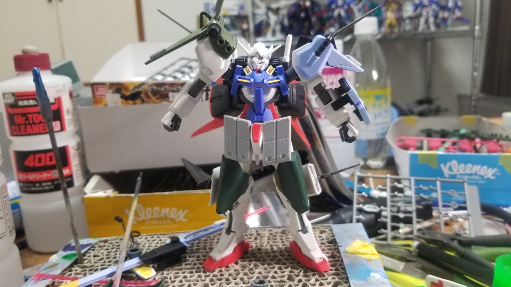 走行やブースターを切り貼りしたところ。