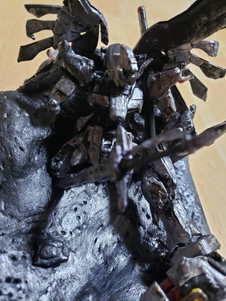 アクリル絵の具が以外にも雰囲気を出しています！