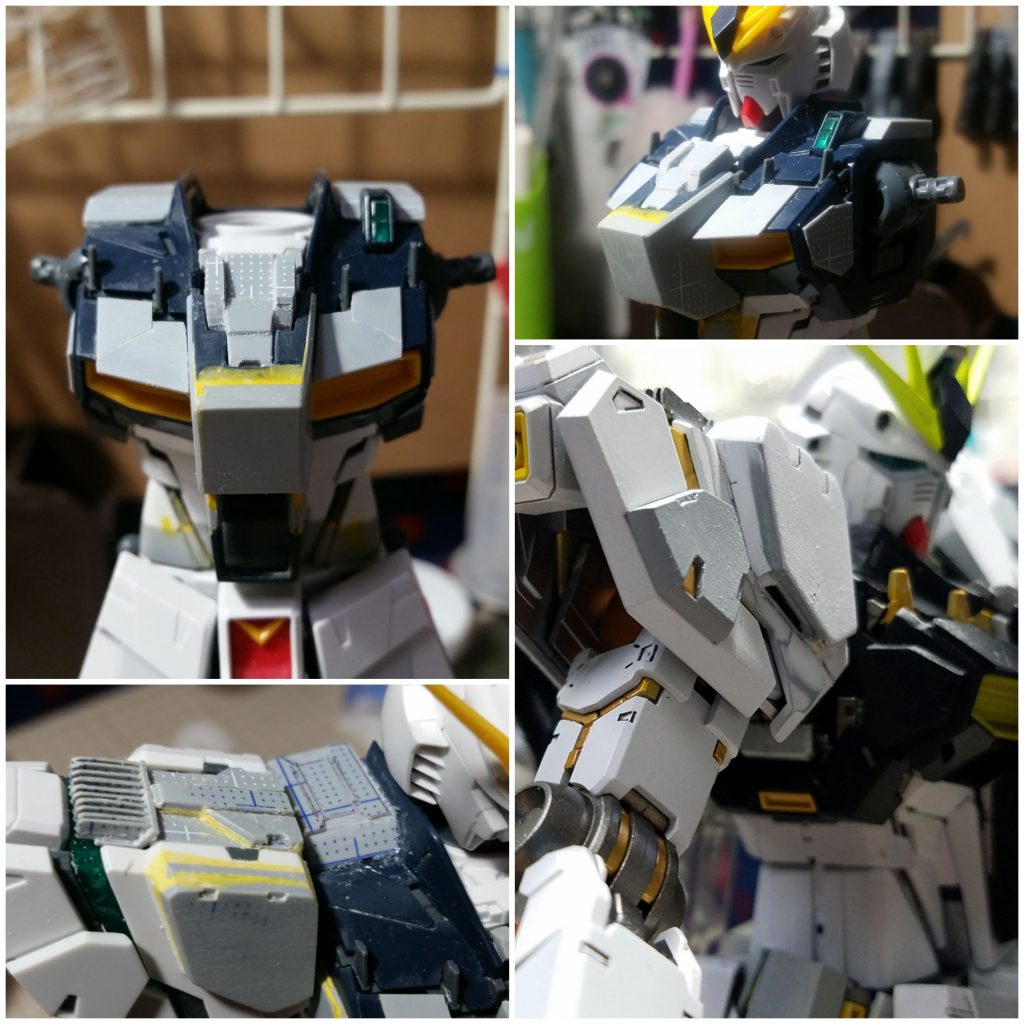 各箇所のプラバン張り付け、椎茸、穴あけ、を行いました