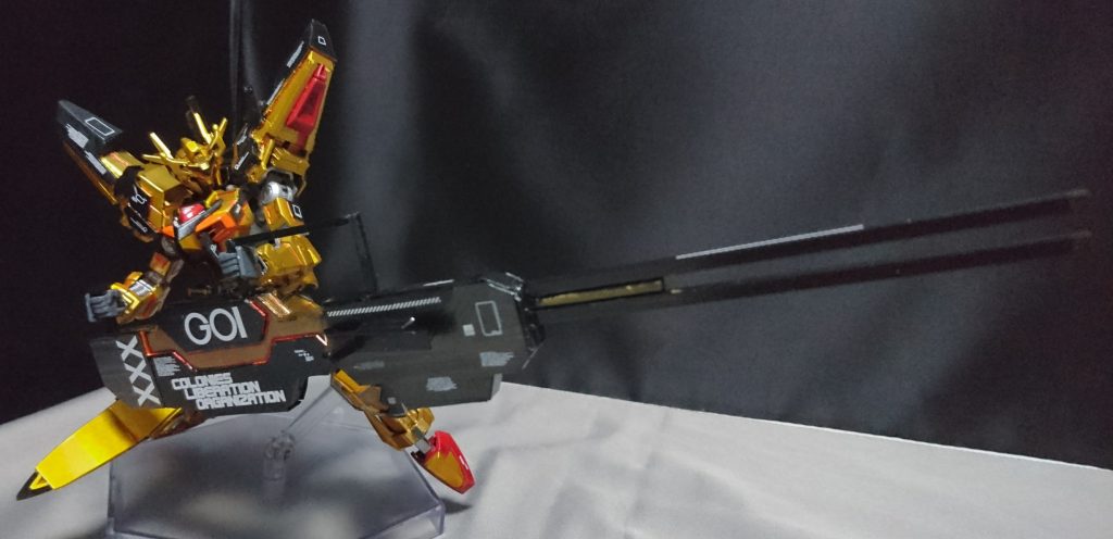 武器3 プラズマスナイパー
大型狙撃武器です。約9割がプラ板でできています(´・ω・`)