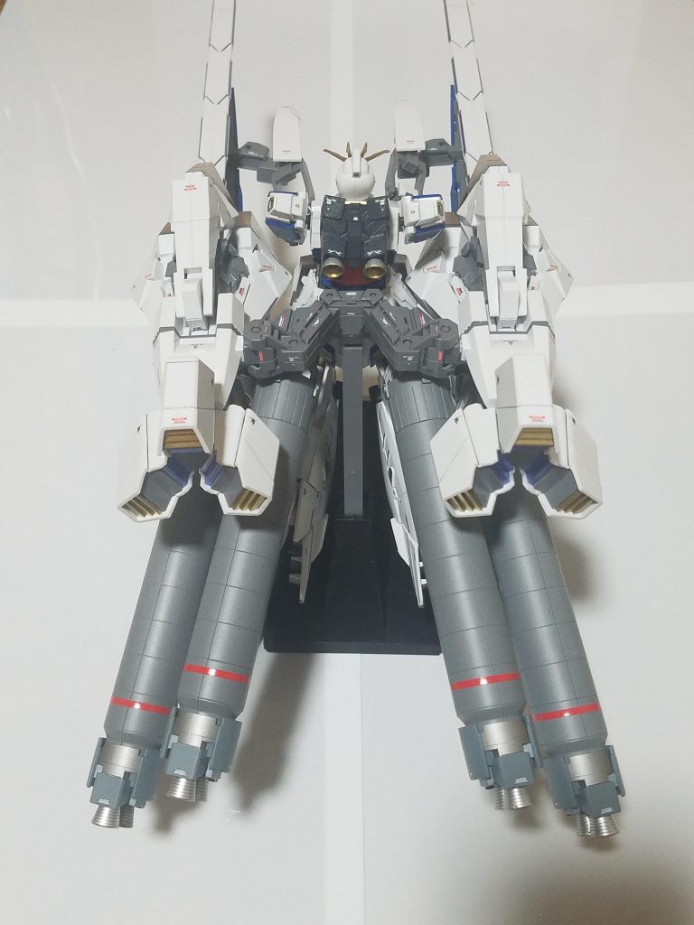 A装備が大きかったため、プラ板を並べて撮影