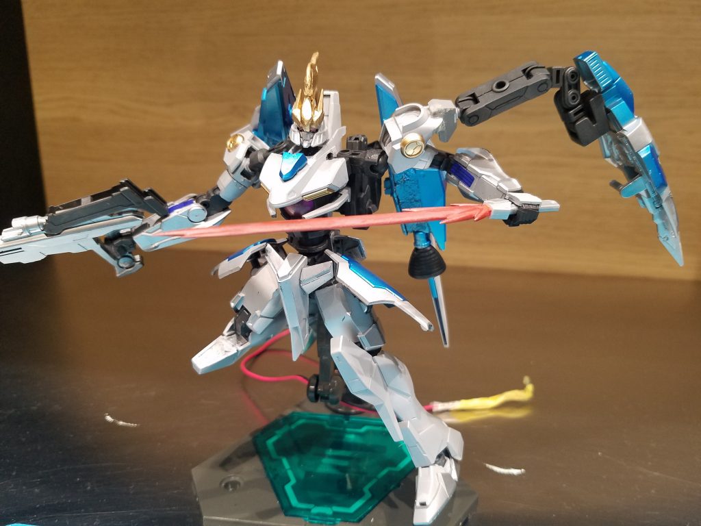 今回スローネアインを改造しました。見た目的にトールギスぽかったので改造してみました