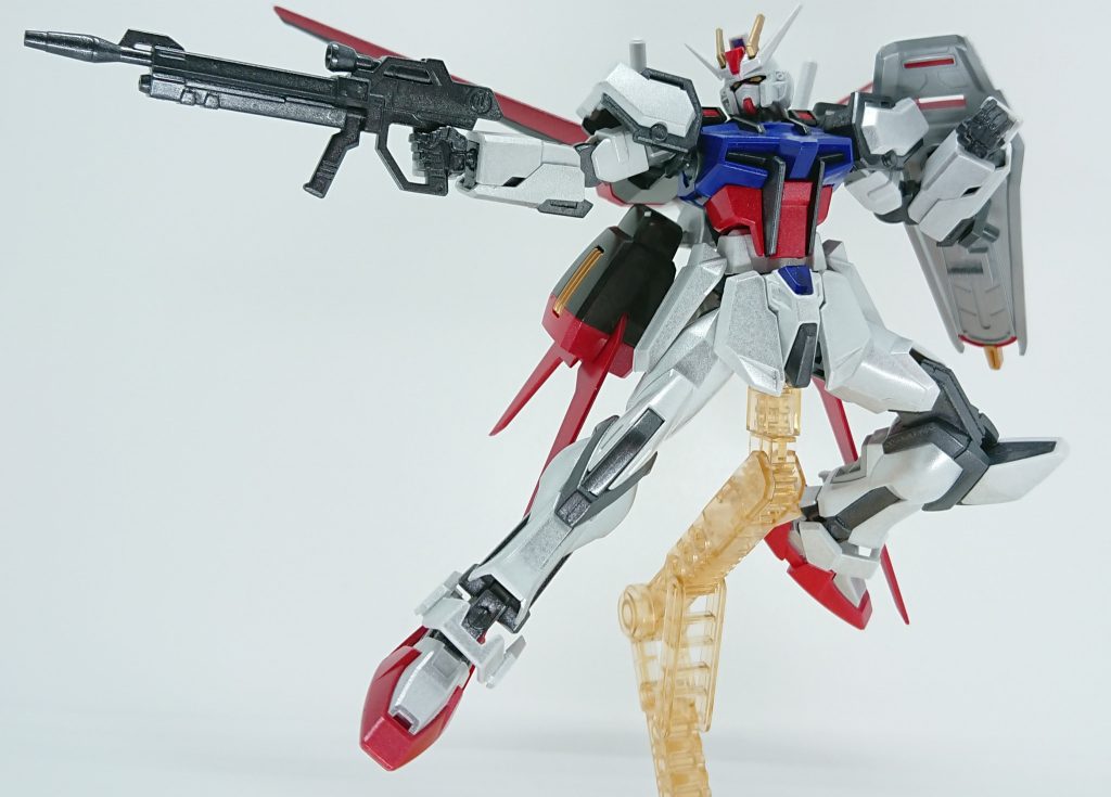 HGCE エールストライクガンダム メタルビルド風塗装–3枚目/制作者:ヴィリオ