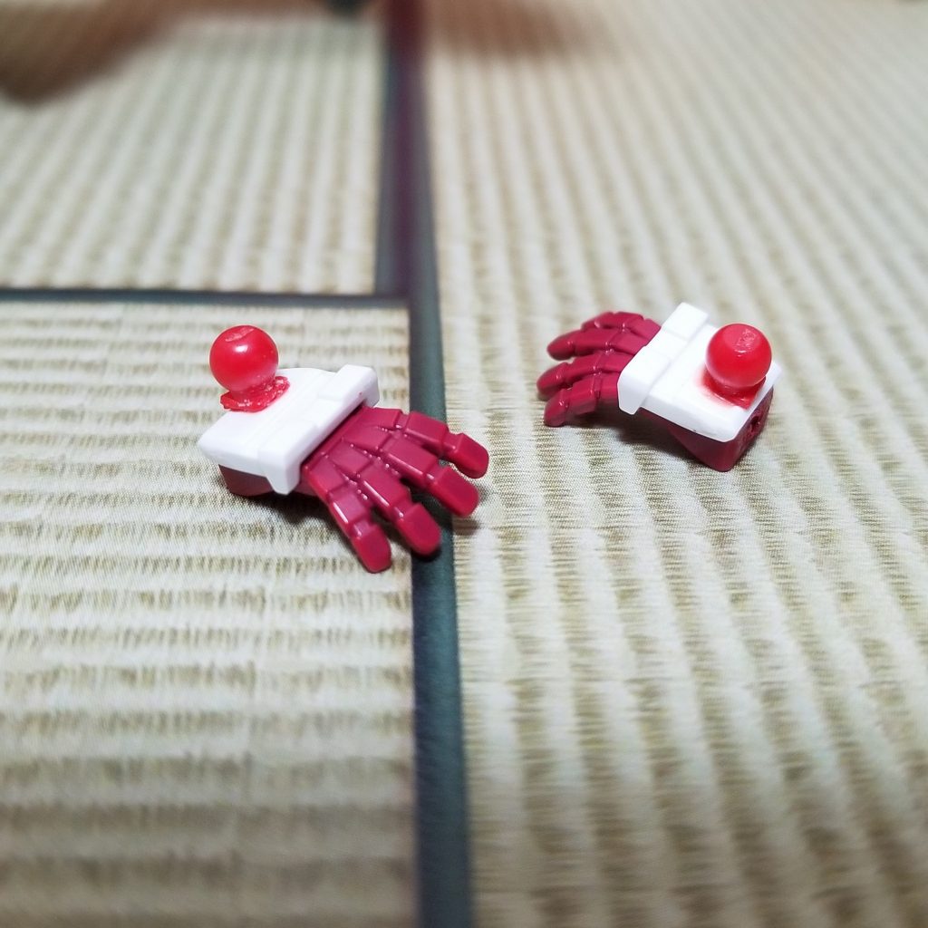 表情手も作りました