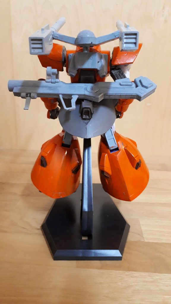 なにかが不味かったらしくまともにギガランチャー構えられんかったので背面につけました。