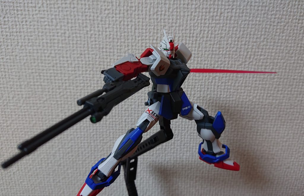 腕や脚に関しては比較的新しい(のか?)キットのパーツなのでアクションはよくとれる方だと思います。