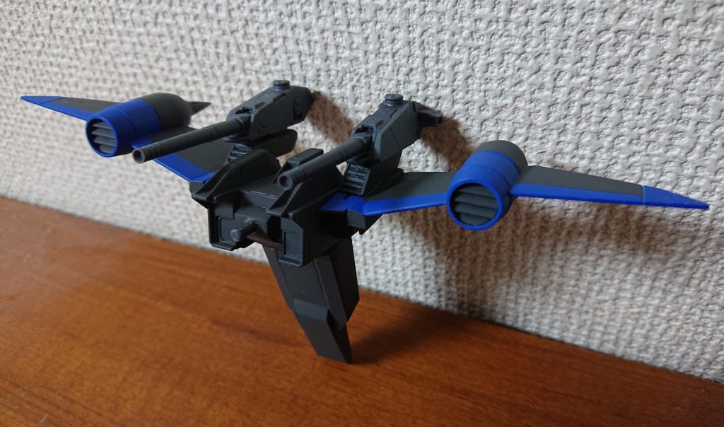 サルベージストライカー
今回1番時間のかかったストライカーパック。ビルドブースターをベースにして、バクゥの羽パーツや自作パーツを取り付けてます。武装部分は市販のものですが、