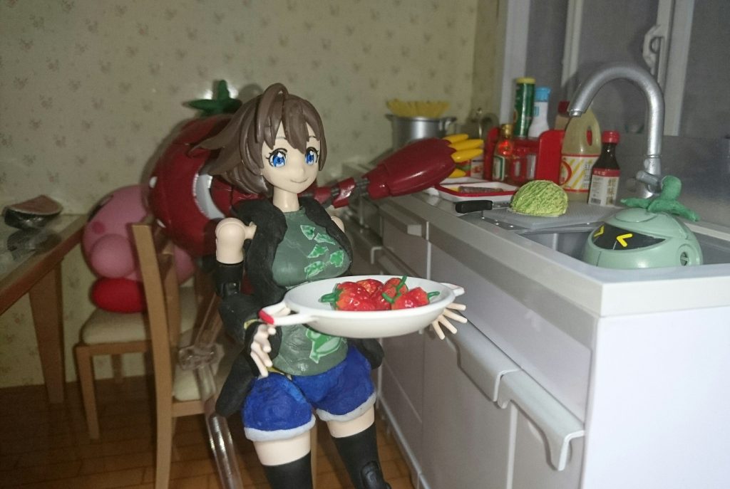 もうここまで来るとガンプラというよりフィギュアかも(笑)
前回のダークハウンドとの温度差が‥