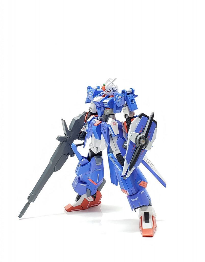 〜第一形態〜 機体名「ストームガンダム」 機体名がタイトルと別なのは、この機体が改修前だからです。もちろん改修後は後述にありますよ♪