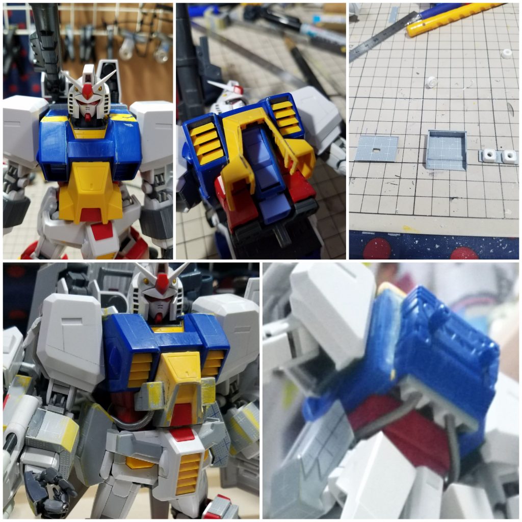 胴体のエネルギーチューブの取り回し、形状変更をしました
ノーマルだとお腹が出てる感じなので
へこませるようにしました。
チューブをスプリングに変えて腰から背中へ回すように、変更しました