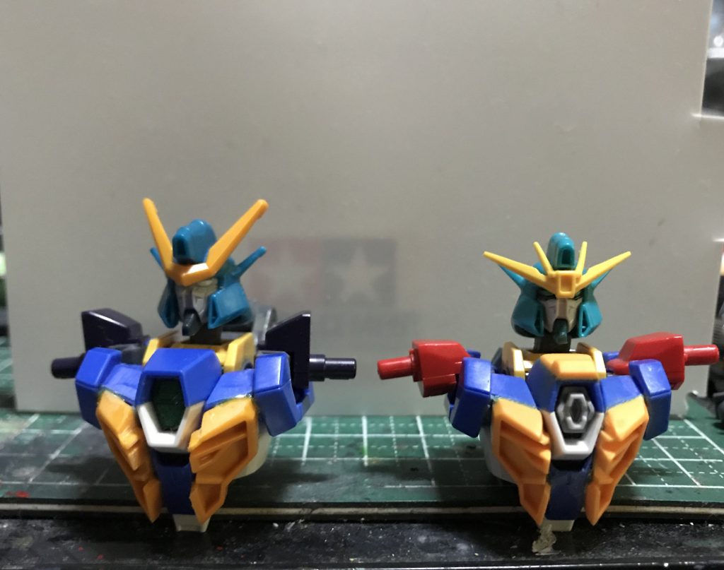 肩パーツの幅が狭いとシュラークとシグマスキャノンが接触するので、それの調整と、念の為に胴体を複製。