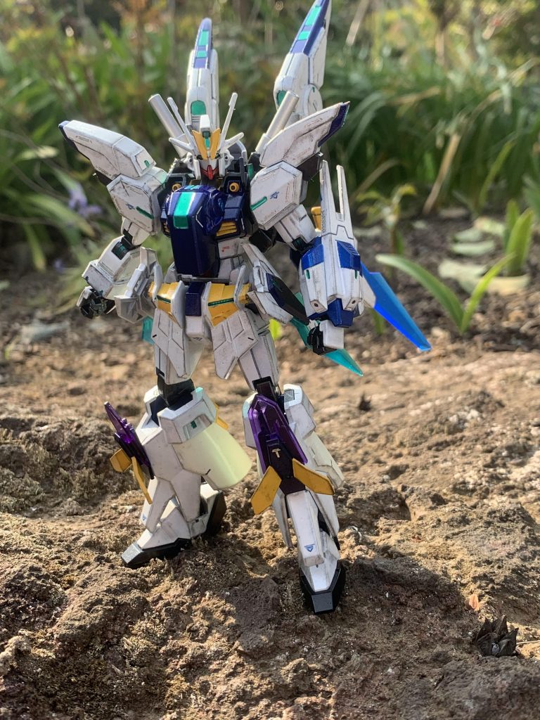 バックパック装備・機体のバランスは安定しているので、自立できます！