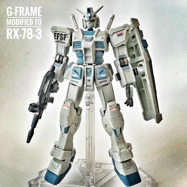 食玩 Gフレーム ガンダム（G3ガンダム化）