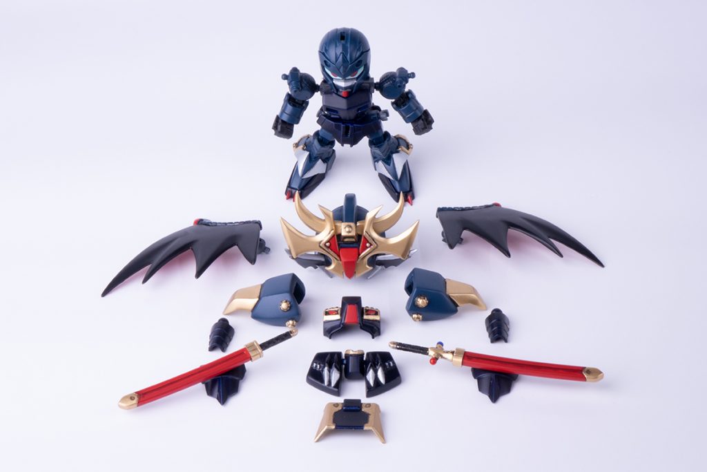 軽装形態と装備一式。下半身はせっかくクロスシルエットに換装したので、もっとポーズをとらせた写真も撮ればよかったですね・・・