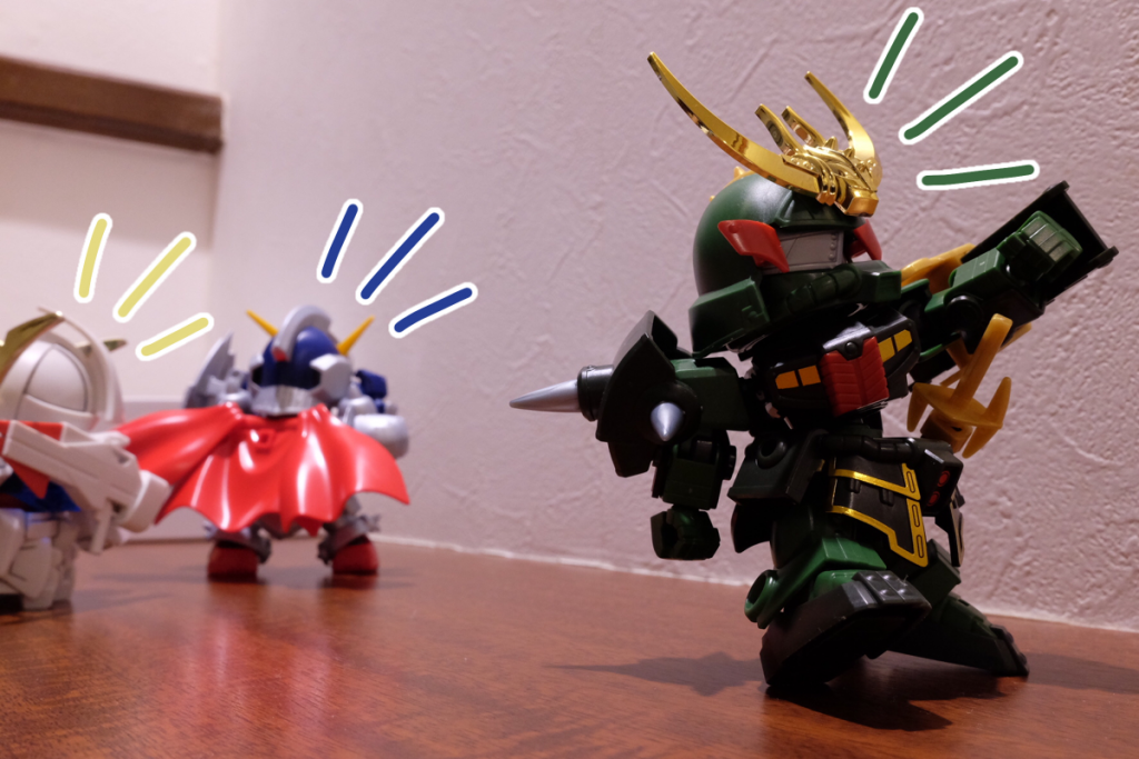 殺駆:そうと決まれば早速出発だ!  いざアイツの元へ!
騎士:*おー!*
武者∀:*イエッサー!*