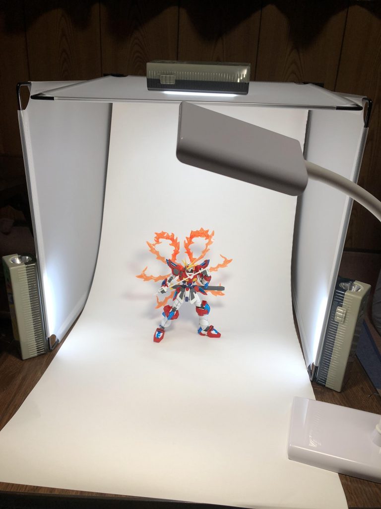 撮影ブース作るとお手軽にかっこよくなりますね