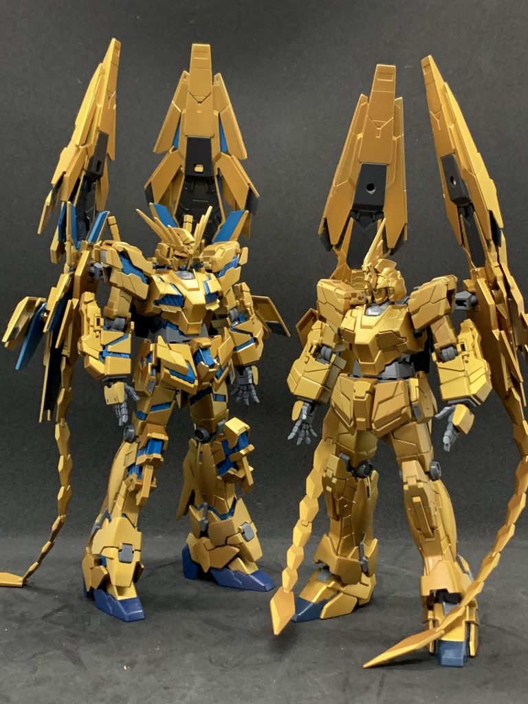 前回作ったデストロイモードと並べて
最近話題のプレミアトップコートの半光沢がいい感じです(^^)