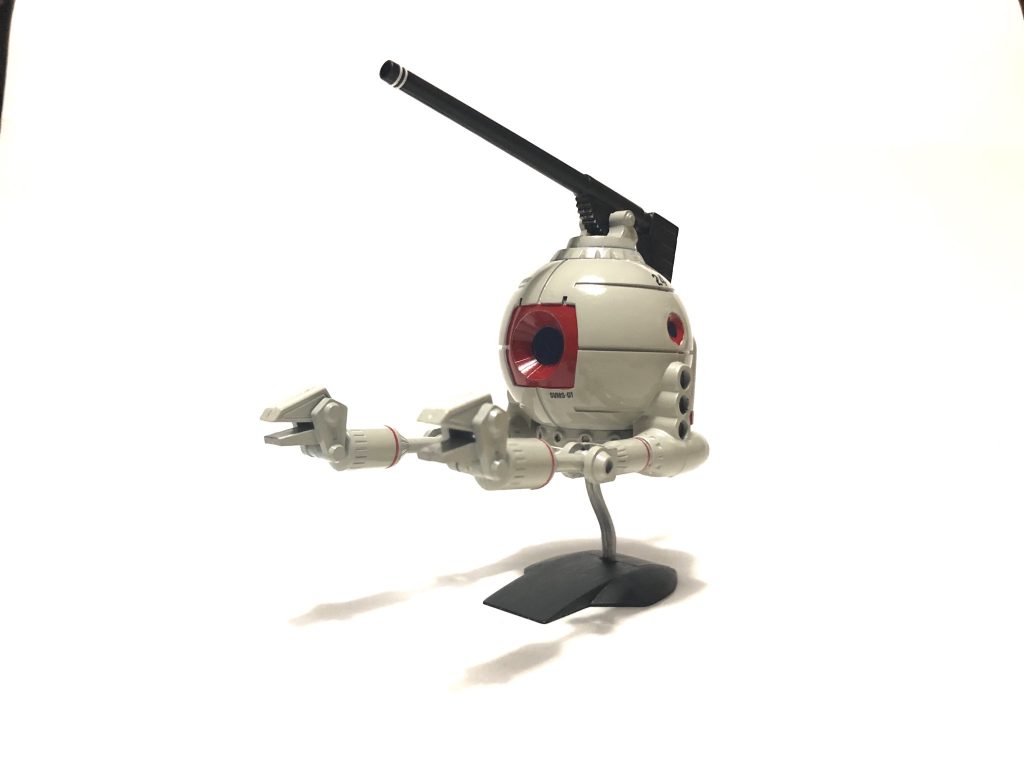 ななめ
 
なんかじわじわきました。
 
特に改造はしてませんが、唯一、スタンドの支柱を2mmアルミ線×2に変更。
 
多少フレシキブルに動きます☆

ちなみに1/250マスコットボールは作ってませんww