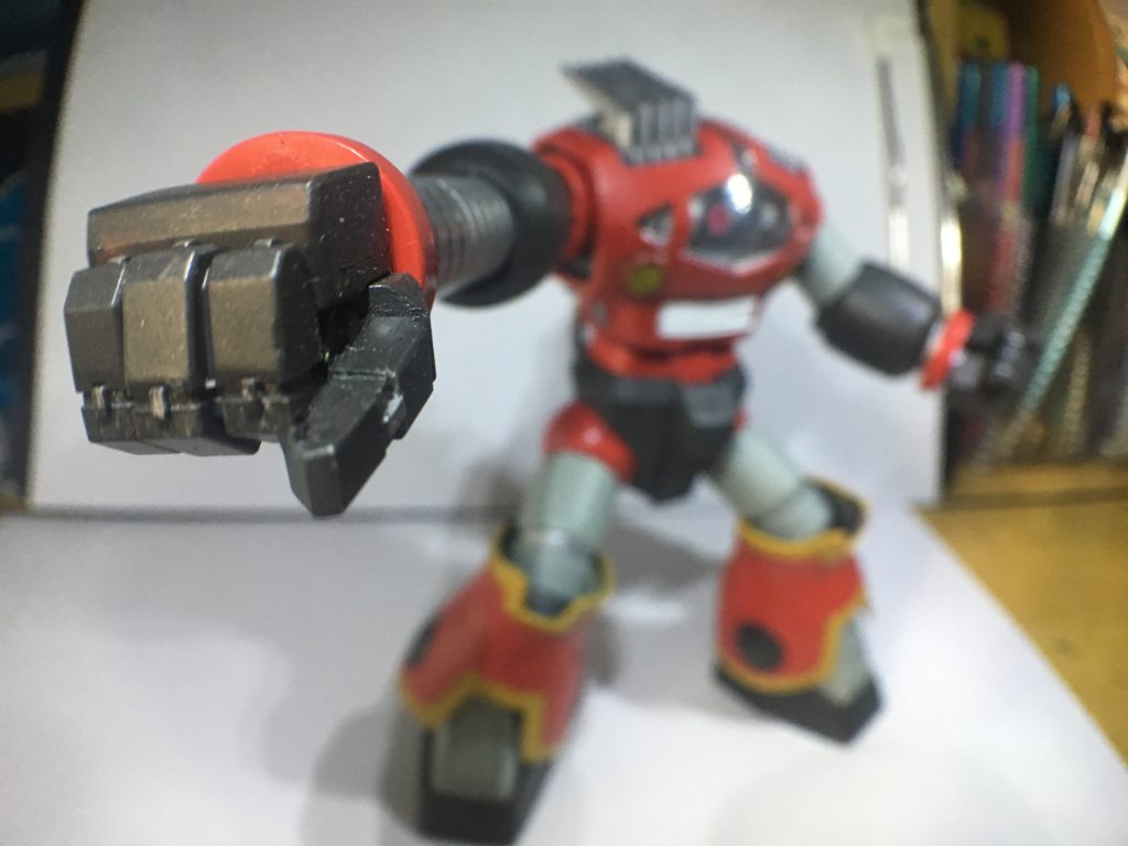 アームパンチ！延長パーツを2つ繋げると楽しい！ヤッター！