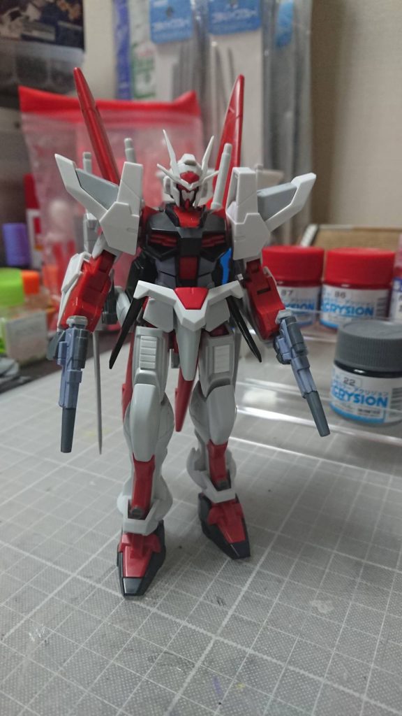 塗装前、正面。色味はこのままでも違和感なく、かなり迷いました。