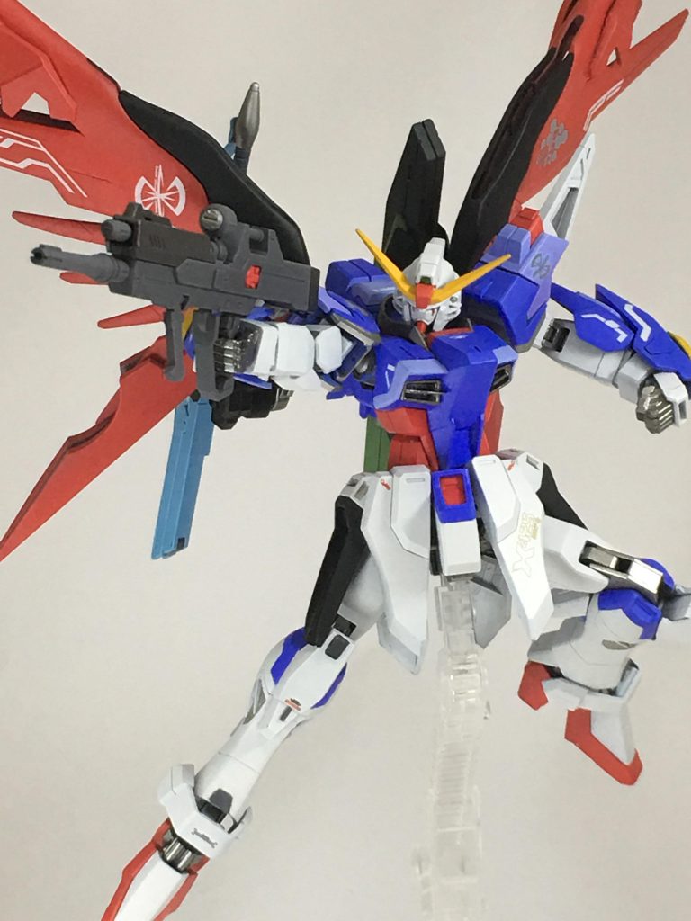 ビームライフルで種撃ち
ライフルはMGからそのままカラーアレンジのみです。