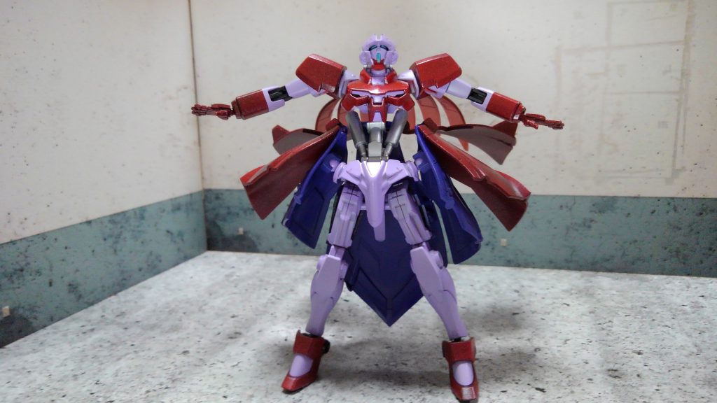 スカート展開状態(前面)です。
ヴォワチュール・リュミエール起動時はスカートが展開するという、自分設定。
