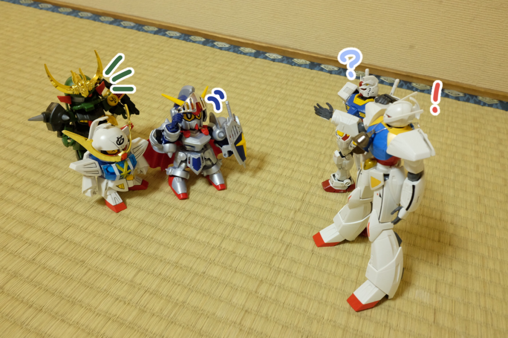 ∀:あれ?  もしかしてキミ、殺駆頭くん?
殺駆:そうだ
騎士:コイツに何か用か?
殺駆:お前にコイツ呼ばわりされるとは思わなかったぞ!
∀:仲良しさんだねえ〜