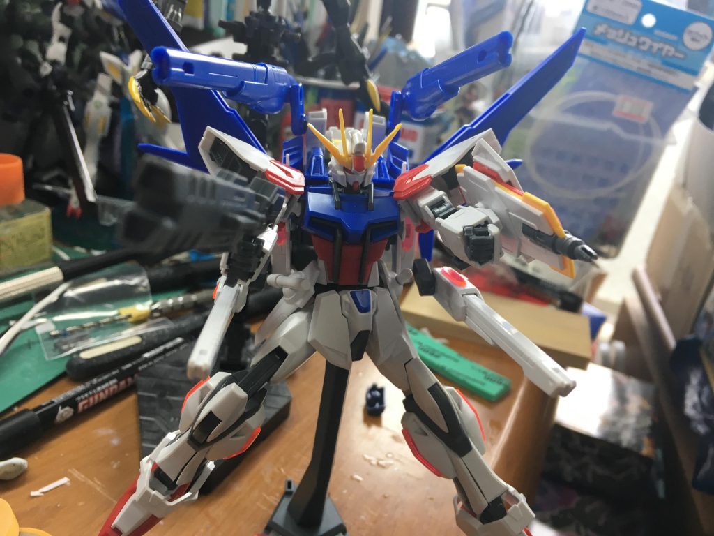 本当は前作のエールビルドストライクより構想は先にあったんですが、勢いであちらが先に完成しました笑笑
それよりもほっとんど制作過程撮ってませんでした……