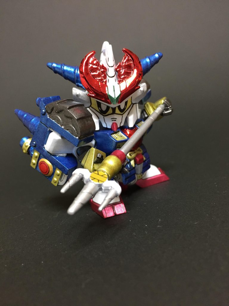 槍はジャンクパーツと合わせて柄を長くしてます。