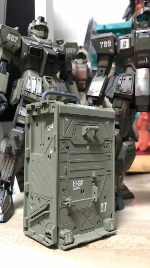 MG陸戦型コンテナ–4枚目/制作者：I am SHIGE ガンプラ再生工場