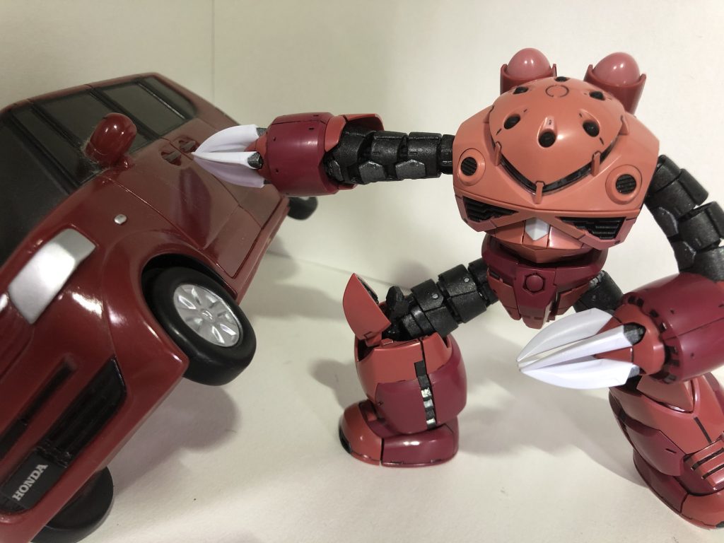 「交通安全員のズゴックさん」–4枚目/制作者：石の湯