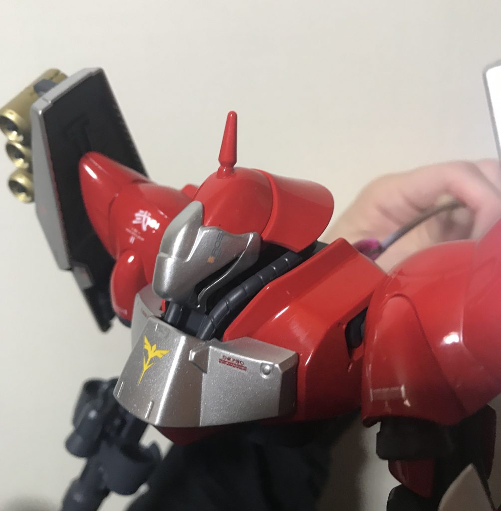 上半身が大体完成した状態です。