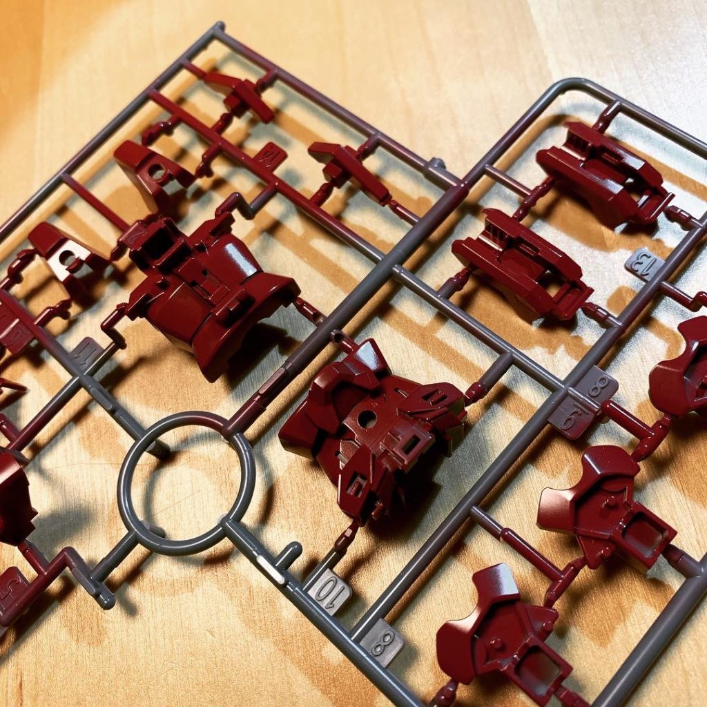 塗装もデカールもいつものランナーのままで。ゲート跡は目立つとこだけ組み上げ後にリタッチ。