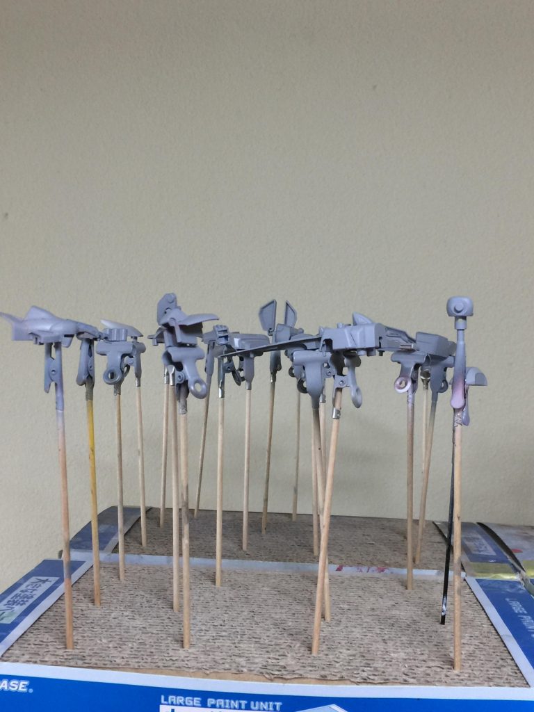 クレオス Mr.サーフェイサー吹きを
した 制作工程