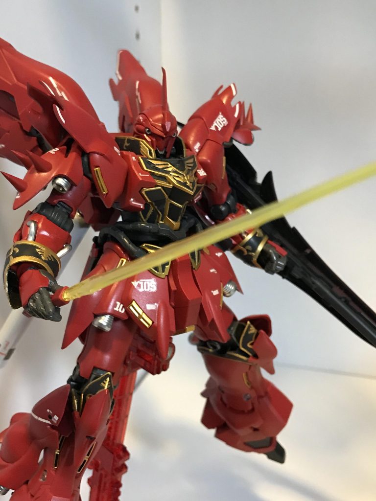 サーベル持ち手はHDMシナンジュ用を使ってます